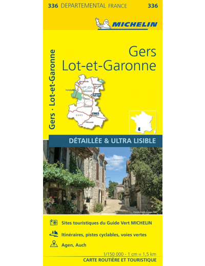 CARTE DEPARTEMENTALE GERS, LOT-ET-GARONNE