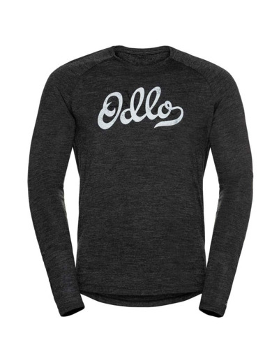 Odlo Concord T-shirt ML M dark grey melange-odlo graphic SS21