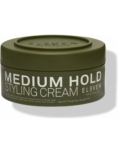 ELEVEN AUSTRALIA Medium Hold Styling Cream| Créer une brillance naturelle tout en modelant les cheveux - 85 g