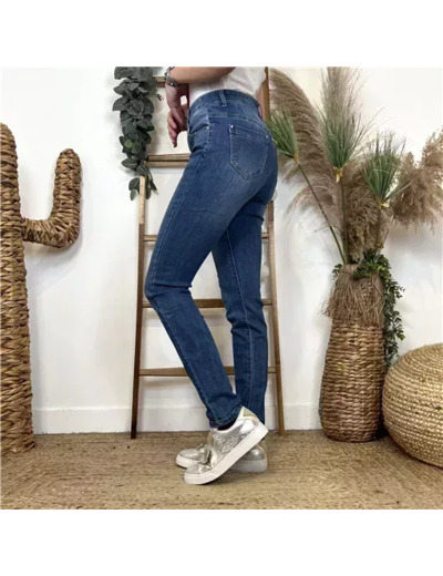 O279- Jean Slim Voggo T36-T44 (denim clair)