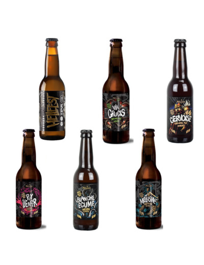 Pack découverte 12 bières Mélusine 33 cl