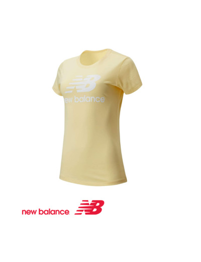 NEW BALANCE LOGO TEE-SHIRT Jaune Pâle