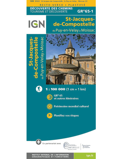 GR65-1 ST JACQUES DE COMPOSTELLE DU PUY EN VELAY A MOISSAC