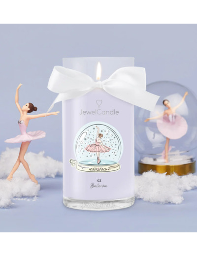 Bougie Bijou Ice Ballerina : Élégance Glacée et Bracelet Étincelant