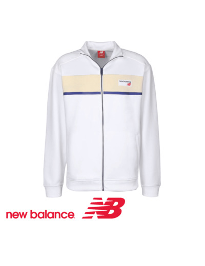 NEW BALANCE JACKET ATHLETIC TRACK White