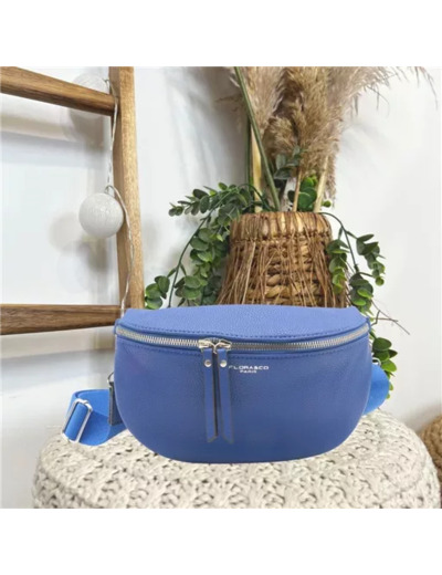 P460- Sac Banane Flora&Co (bleu royal)