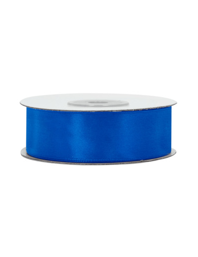 Ruban organza 25 mm de large bobine de 25 metres de long Bleu roi