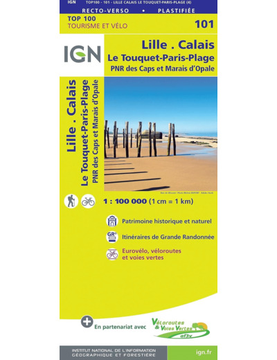 101 - LILLE CALAIS LE TOUQUET-PARIS PLAGE PNR DES CAPES MARAIS D OPALE