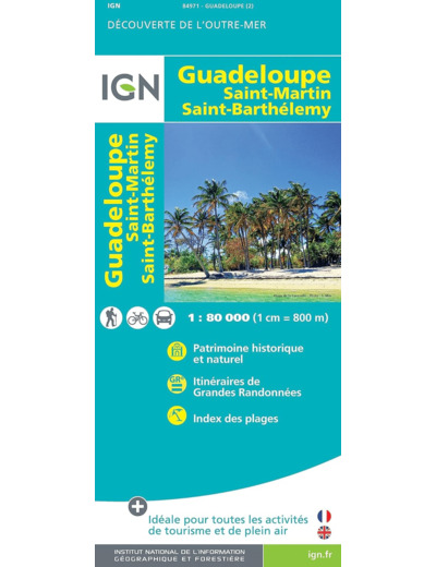 GUADELOUPE ST MARTIN ST BARTHELEMY LES SAINTES MARIE GALANTE