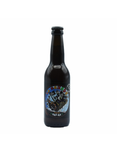 Bière blonde La Rasade brasserie Pirate de Clain lot de 12 bouteilles 33 cl