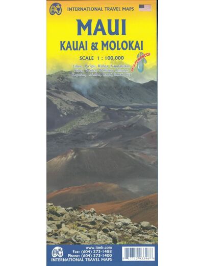 MAUI - KAUAI & MOLOKAI - WATERPROOF