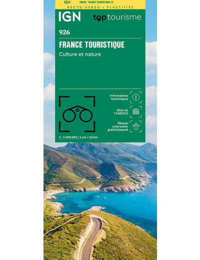 926 FRANCE TOURISTIQUE PLASTIFIEE