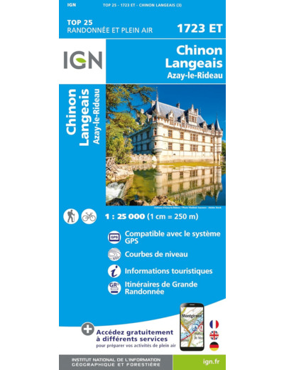 1723ET CHINON - LANGEAIS - AZAY-LE-RIDEAU