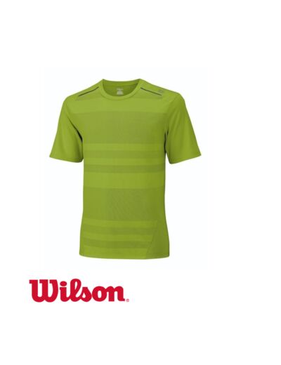 WILSON TEE-SHIRT Green Glow SPECIALIST MESH CREW