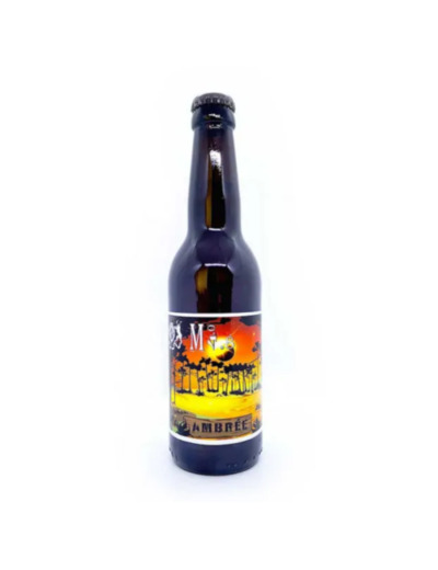 Bière M40 Ambrée brasserie naturelle des Landes lot 6 bouteilles 33 cl