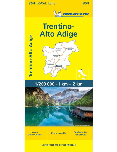 CARTE DEPARTEMENTALE TRENTINO-ALTO ADIGE