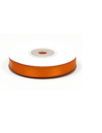 Ruban satin orange 668 largeur 12 mm