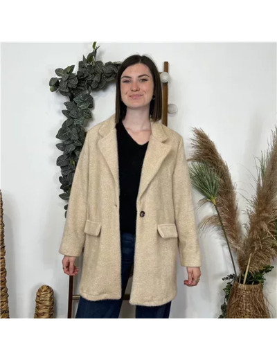 K805- Veste Demi-Saison (Tu) 🇮🇹 (beige)