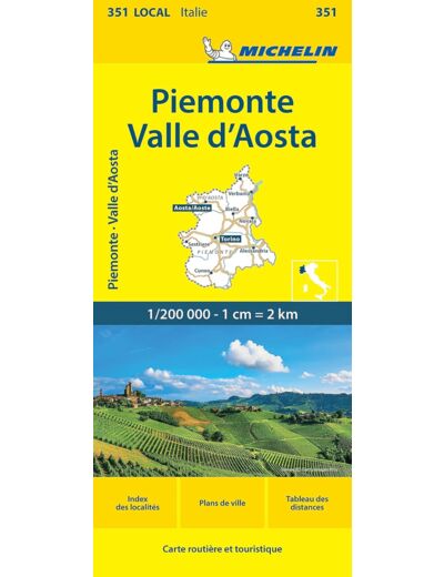 CARTE DEPARTEMENTALE PIEMONTE, VALLE D'AOSTA