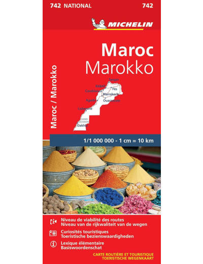 CARTE NATIONALE MAROC / MAROKKO