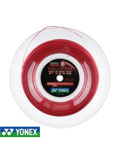 BOBINE YONEX PolyTour FIRE 200m Red