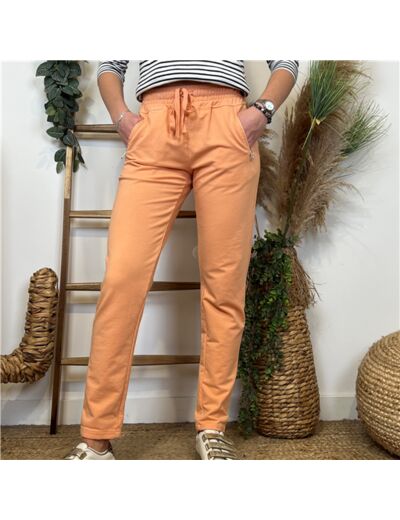L838- Jogg 2 poches zippées 🇮🇹 (orange)