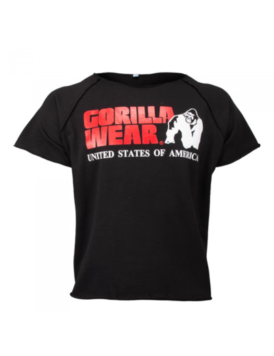 GORILLA T-SHIRT WORK OUT BLACK S/M