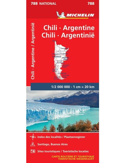 CARTE NATIONALE CHILI ARGENTINE