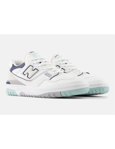 New Balance 550 White-Navy-Green