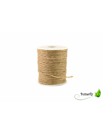 Rouleau de cordelette de jute 1,5cm de diametre longueur 100m