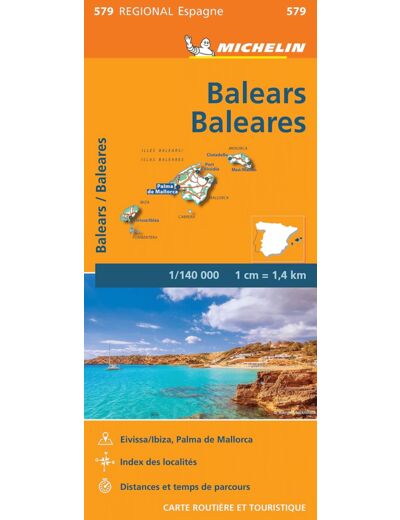 CARTE REGIONALE ILES BALEARES