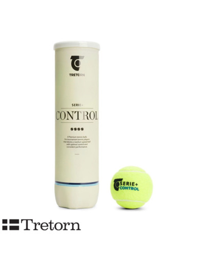 TRETORN SERIE + CONTROL TUBE 4 Balles