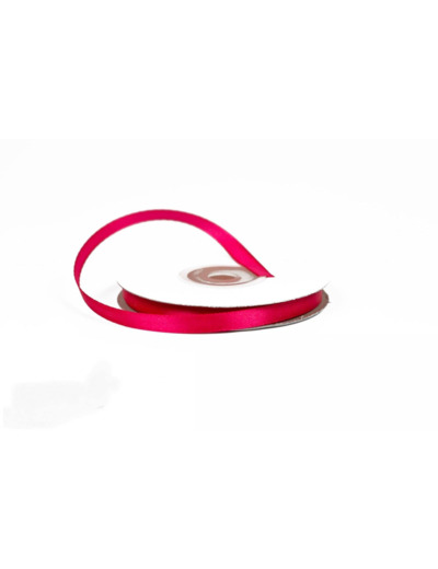 Ruban satin fuchsia 187 Largeur 6 mm