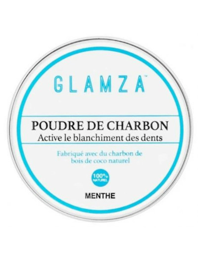 Glamza Poudre de Blanchiment Saveur Menthe 15g