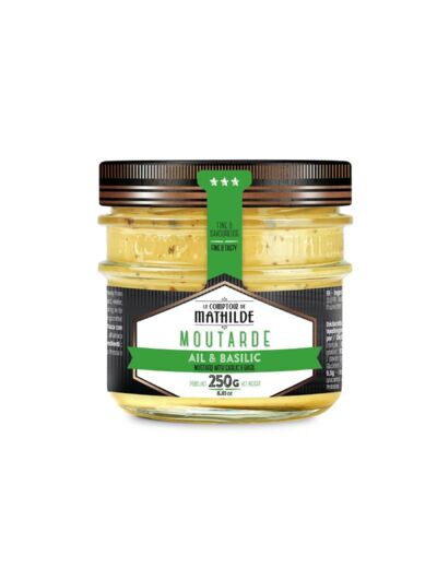 Moutarde Ail & Basilic 250G