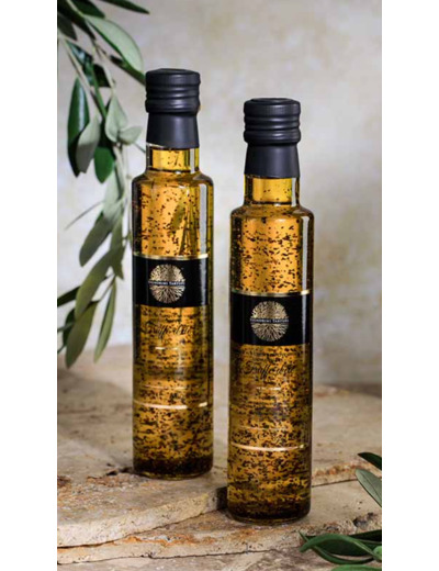 HUILE D'OLIVE AROMATISÉE TRUFFE NOIRE ET TRUFFE D'ÉTÉ