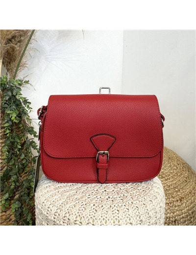 P505- Sac rabat Flora & Co (rouge)