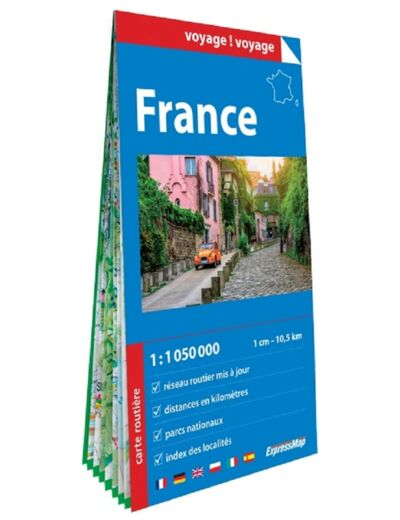 FRANCE 1/1M050 (CARTE EN PAPIER)