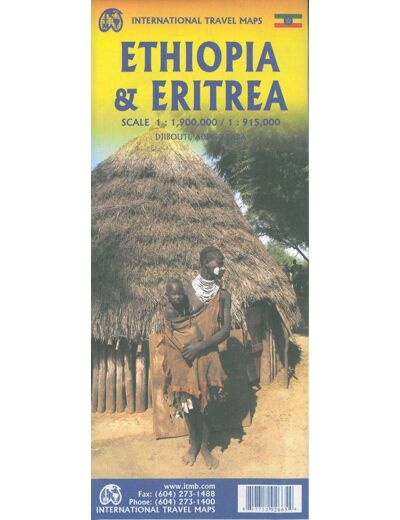 ETHIOPIA AND ERITREA 1 : 1,900,000