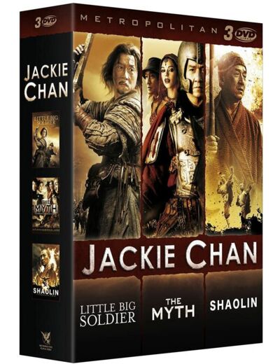 Jackie Chan-Coffret 3 Films : Little Big Soldier + The Myth + Shaolin-La légende des Moines Guerriers