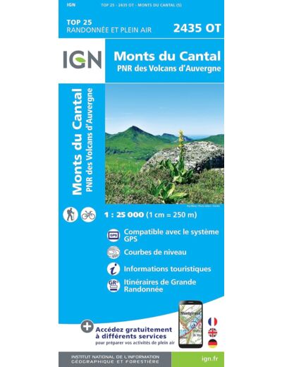 2435OT MONTS DU CANTAL PNR DES VOLCANS D'AUVERGNE