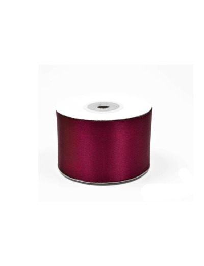 Ruban satin bordeaux foncé 275 largeur 50 mm