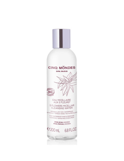 Cinq Mondes - Eau micellaire aux 5 fleurs - 200ml