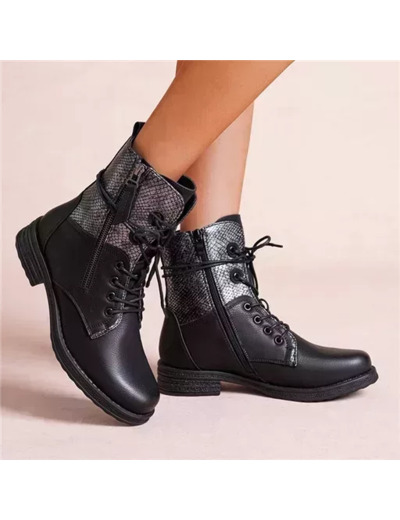 R440- Bottines bi-matière (T36-T42) (noir)