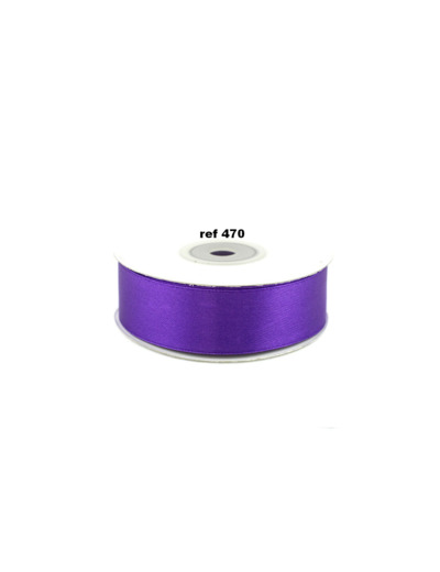 Ruban satin mauve 470 Largeur 25 mm