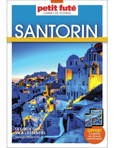 GUIDE SANTORIN 2023 CARNET PETIT FUTE