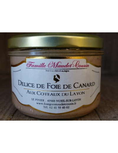 Délice de foie de canard au Côteaux du Layon (200g)