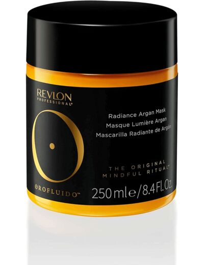 Revlon Professional Orofluido Original, Masque Cheveux à l'Huile d'Argan Bio (500 ml), Soin Cheveux, pour Cheveux Secs et Abîmés 250ml