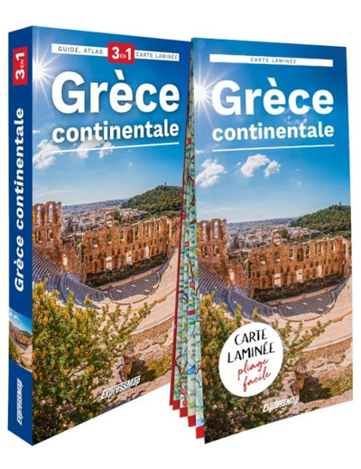 GRECE CONTINENTALE (GUIDE 3EN1)