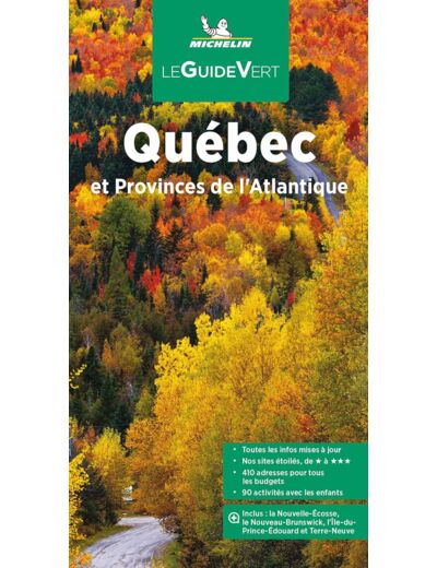 GUIDE VERT QUEBEC ET PROVINCES DE L'ATLANTIQUE